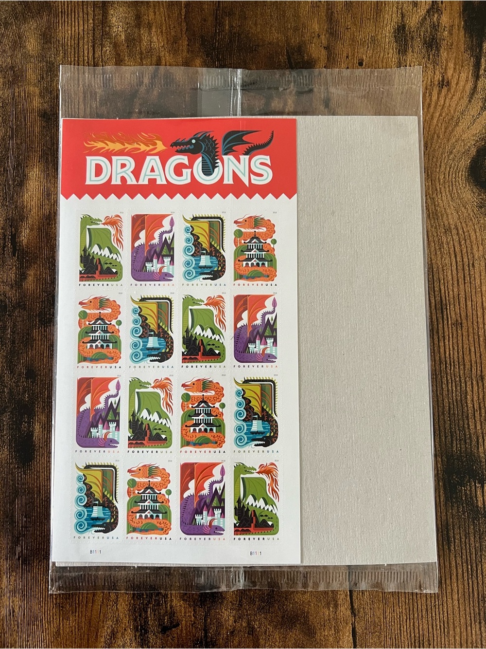 USPS Dragons Forever Stamp